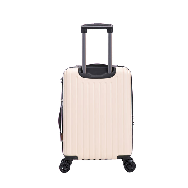 Reisekoffer Hartschalenkoffer mit Laptopfach LIMMA Grösse M beige