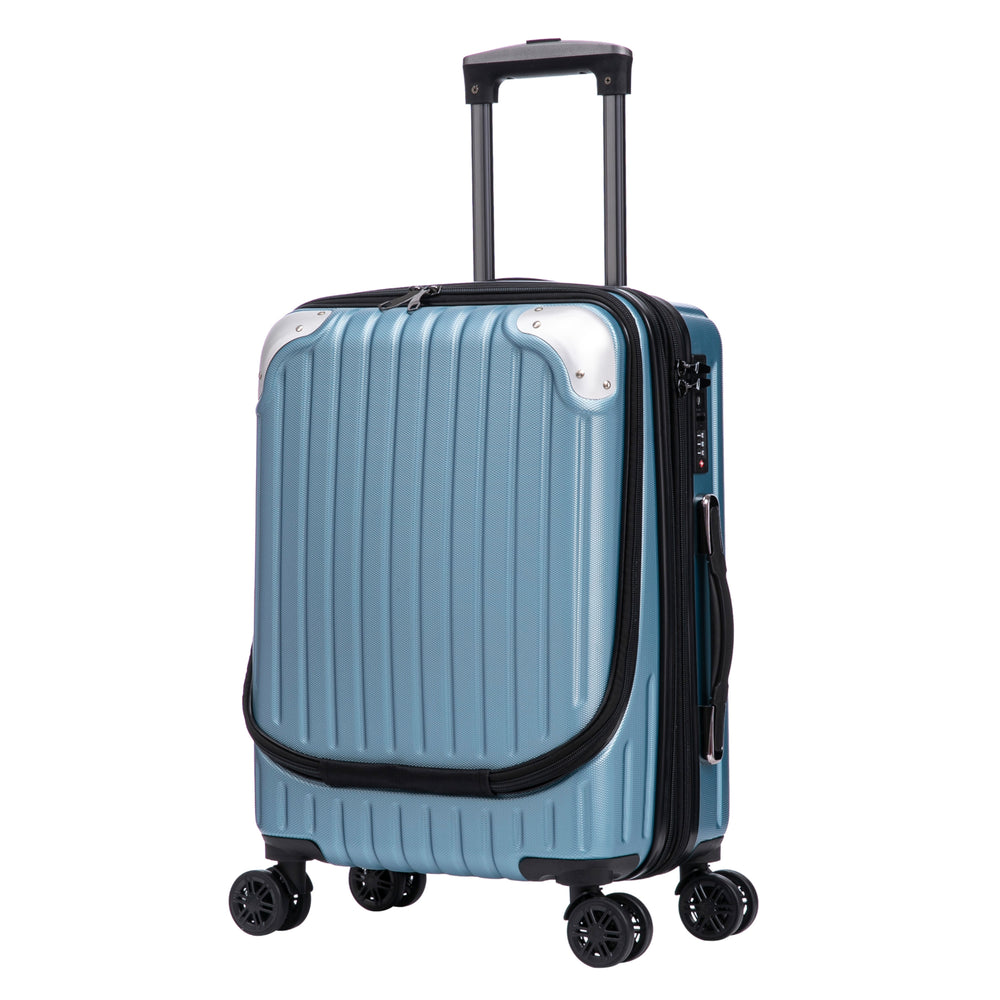 Valigia rigida LIMMA con scomparto per laptop, taglia M, blu