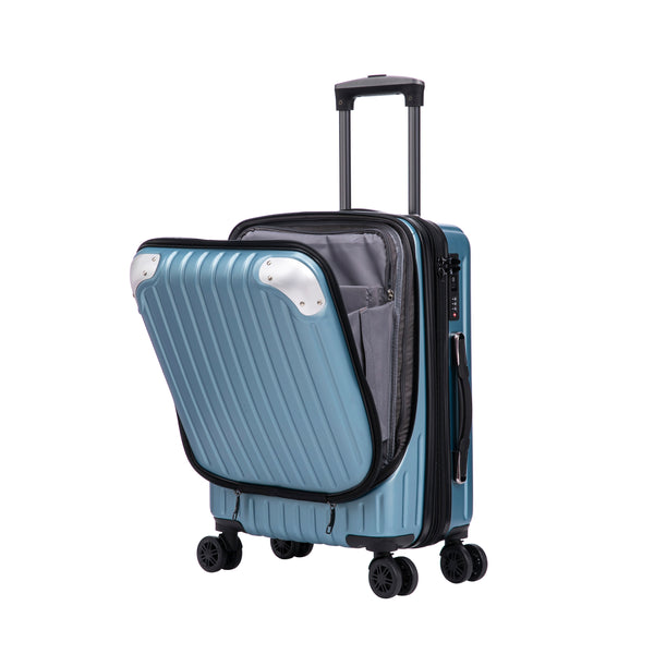 Reisekoffer Hartschalenkoffer mit Laptopfach LIMMA Grösse M blau