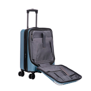 Reisekoffer Hartschalenkoffer mit Laptopfach LIMMA Grösse M blau