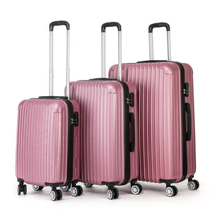 Hartschalenkoffer LINN 3-er Set rosa