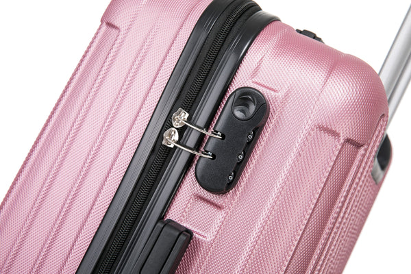 Hartschalenkoffer LINN 3-er Set rosa