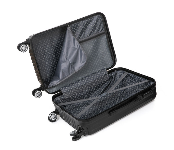 Hartschalenkoffer LINN 3-er Set schwarz
