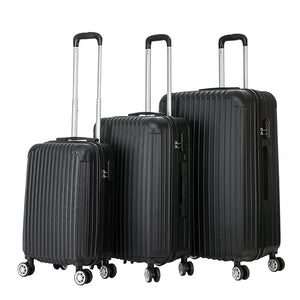 Hartschalenkoffer LINN 3-er Set schwarz