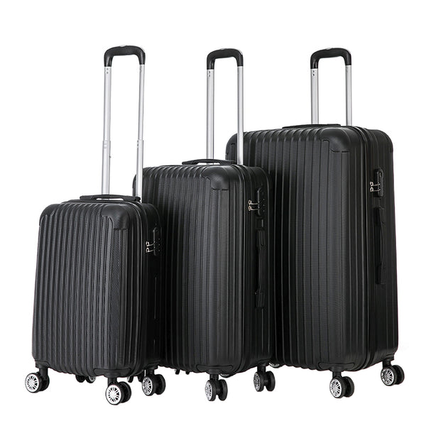 Hartschalenkoffer LINN 3-er Set schwarz