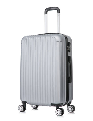 Hartschalenkoffer LINN 3-er Set silber