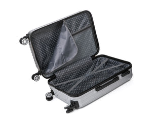 Hartschalenkoffer LINN 3-er Set silber