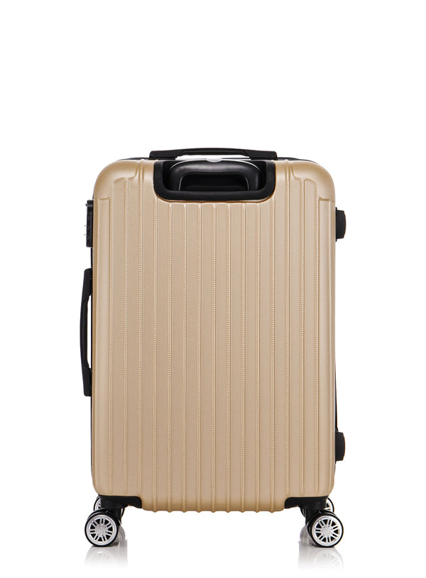 Reisekoffer Hartschalenkoffer LINN 5er SET champagner