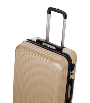 Reisekoffer Hartschalenkoffer LINN 5er SET champagner