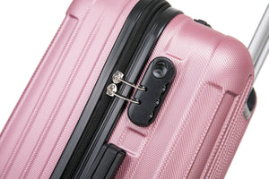 Hartschalenkoffer LINN 5-er Set rosa