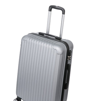 Hartschalenkoffer LINN 5-er Set silber