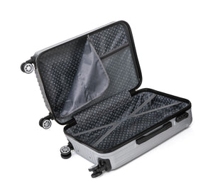 Hartschalenkoffer LINN 5-er Set silber