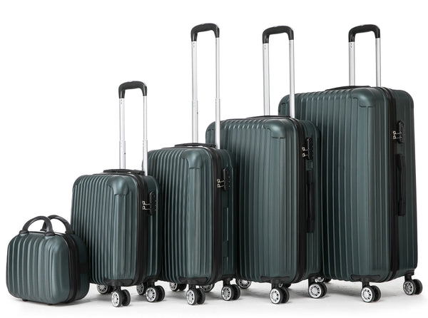 Hartschalenkoffer LINN 5-er Set smaragd