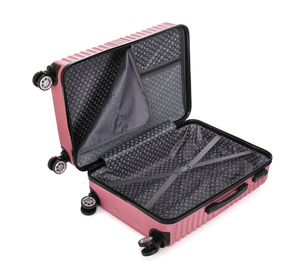 Reisekoffer Hartschalenkoffer NIA 3er Set rosa