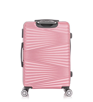 Reisekoffer Hartschalenkoffer NIA 3er Set rosa