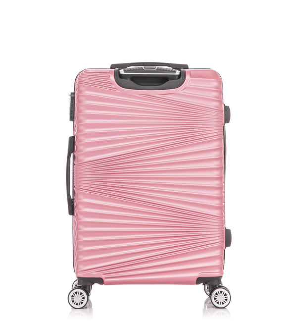 Reisekoffer Hartschalenkoffer NIA 3er Set rosa