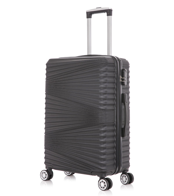 Reisekoffer Hartschalenkoffer NIA 3er Set schwarz