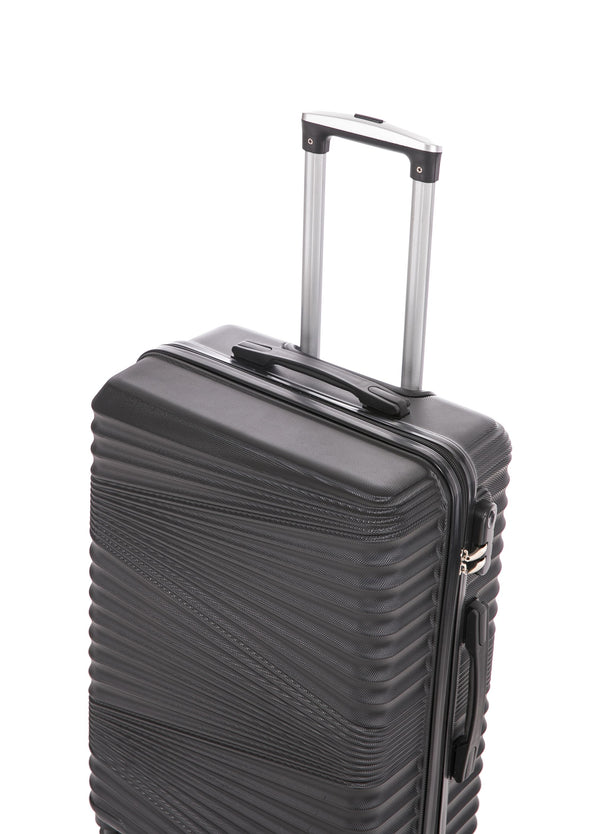 Reisekoffer Hartschalenkoffer NIA 3er Set schwarz