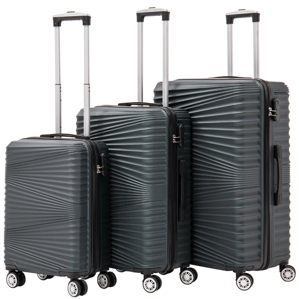 Reisekoffer Hartschalenkoffer NIA 3er Set smaragd
