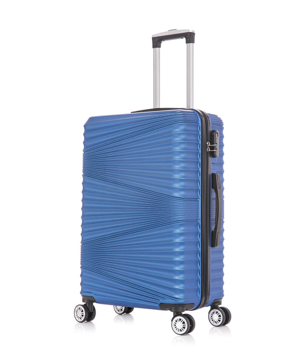 Reisekoffer Hartschalenkoffer NIA 5er Set blau
