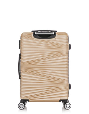 Reisekoffer Hartschalenkoffer NIA 5er Set champagner