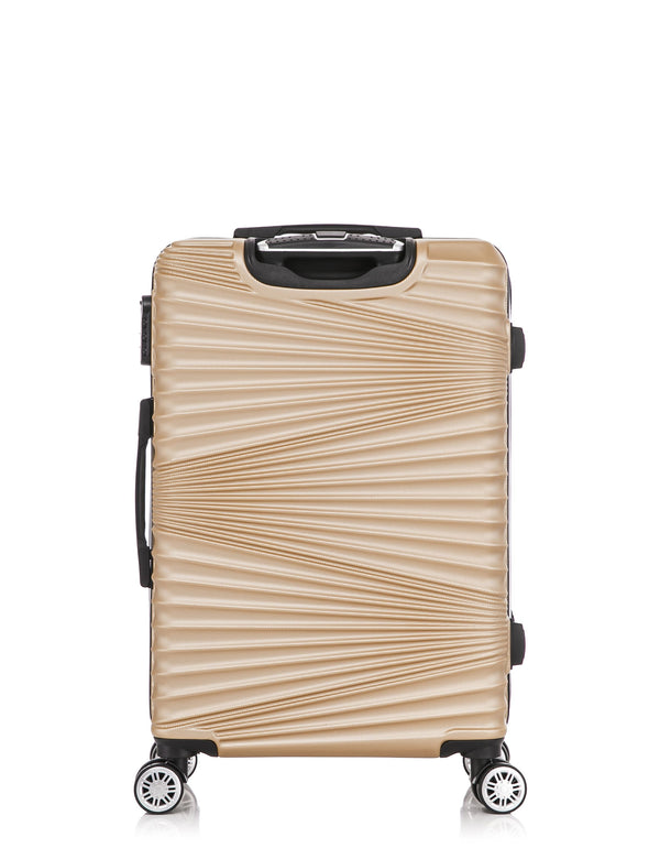 Reisekoffer Hartschalenkoffer NIA 5er Set champagner