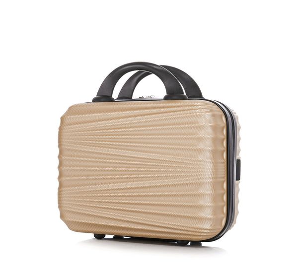 Reisekoffer Hartschalenkoffer NIA 5er Set champagner