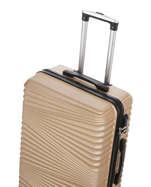 Reisekoffer Hartschalenkoffer NIA 5er Set champagner