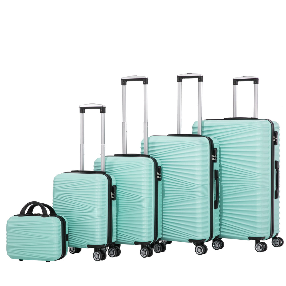 Set di 5 valigie rigide NIA, menta