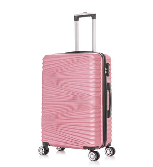 Reisekoffer Hartschalenkoffer NIA 5er Set rosa