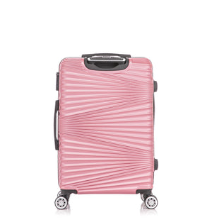 Reisekoffer Hartschalenkoffer NIA 5er Set rosa