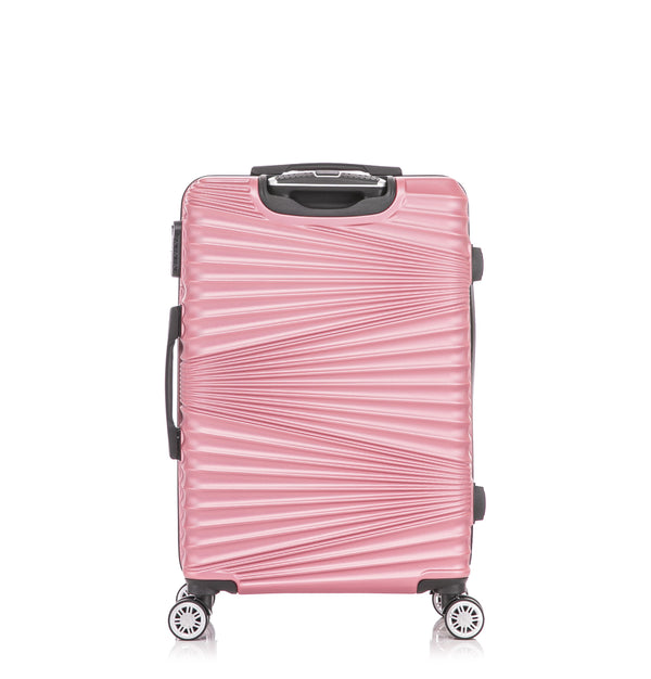 Reisekoffer Hartschalenkoffer NIA 5er Set rosa