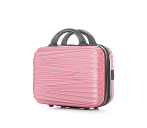 Reisekoffer Hartschalenkoffer NIA 5er Set rosa