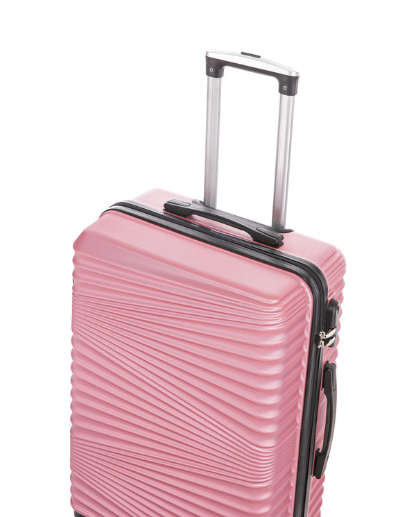 Reisekoffer Hartschalenkoffer NIA 5er Set rosa