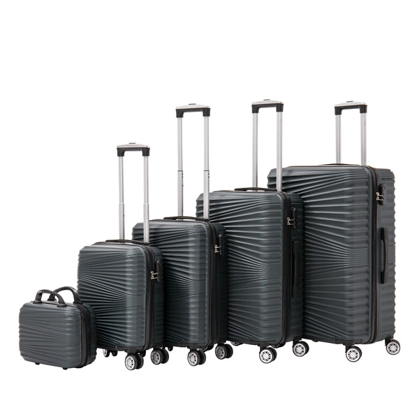 Reisekoffer Hartschalenkoffer NIA 5er Set smaragd