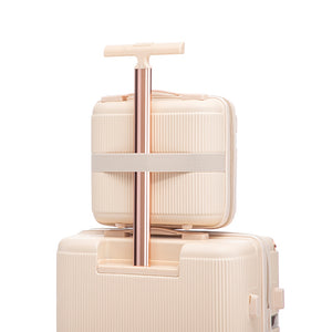 Reisekoffer Hartschalenkoffer VIRELLA 8er Set beige