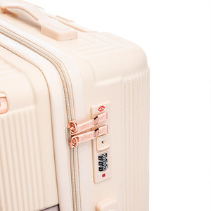 Reisekoffer Hartschalenkoffer VIRELLA 8er Set beige
