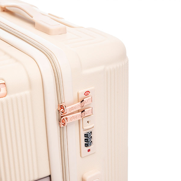 Reisekoffer Hartschalenkoffer VIRELLA 8er Set beige