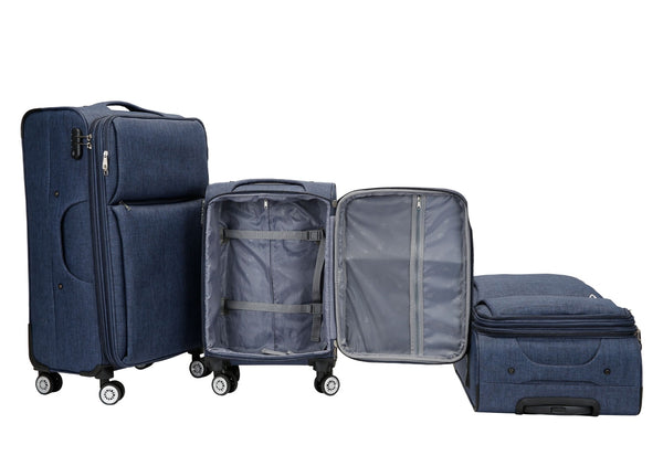 Reisekoffer LANA 3er Set blau