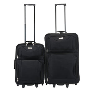 Reisekoffer Polyester 4er SET schwarz