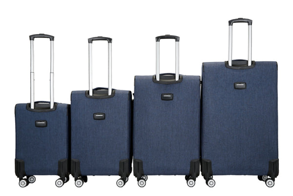 Reisekoffer RINO 4er Set blau