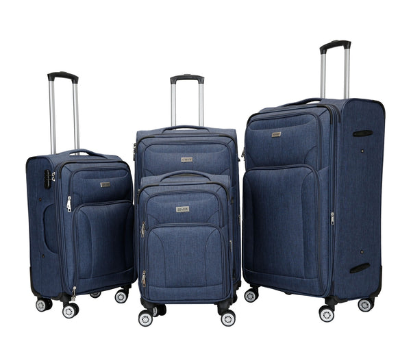 Reisekoffer RINO 4er Set blau