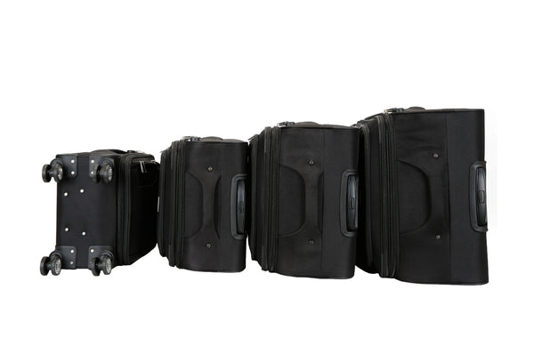 Reisekoffer RINO 4er Set schwarz
