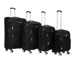 Reisekoffer RINO 4er Set schwarz