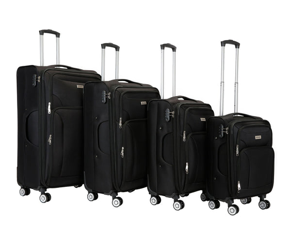 Reisekoffer RINO 4er Set schwarz