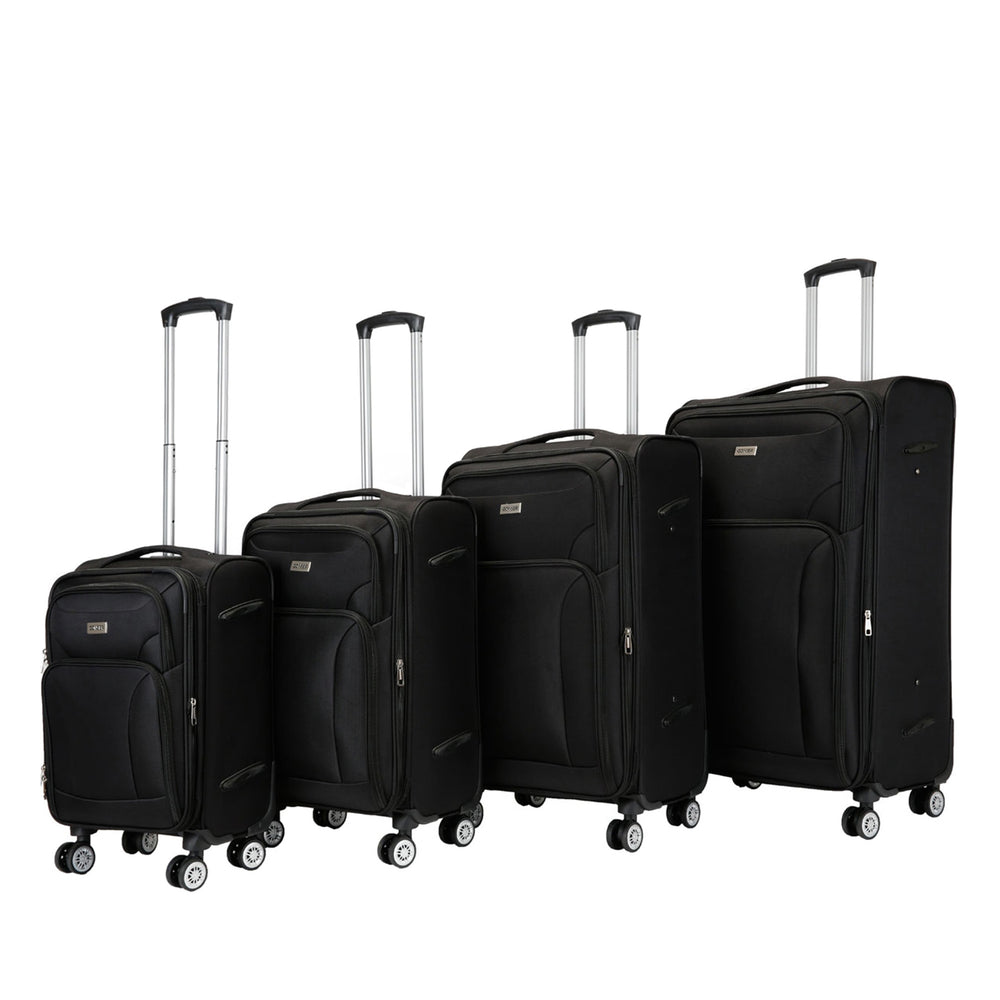 Set di 4 valigie RINO, nere
