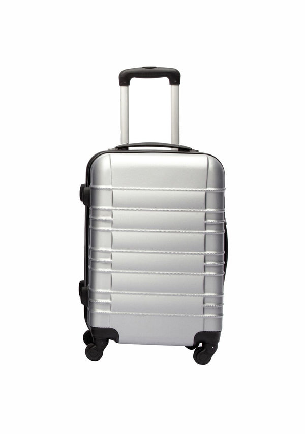 Reisekoffer Hartschalenkoffer Grösse M silber