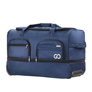 Reisetasche mit Rollen 96L blau
