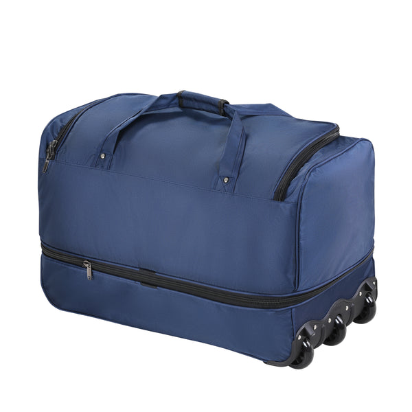 Reisetasche mit Rollen 96L blau