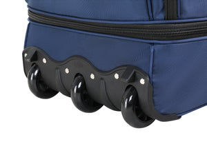 Reisetasche mit Rollen 96L blau